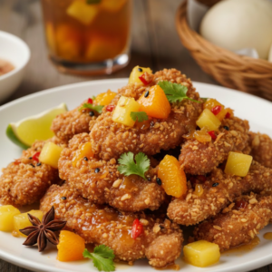 避風塘果汁豬扒